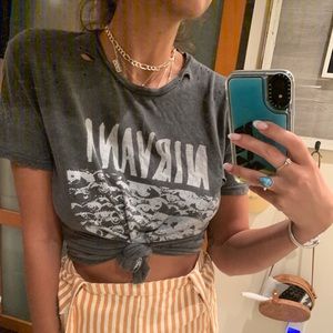 Brandy Melville Nirvana shirt